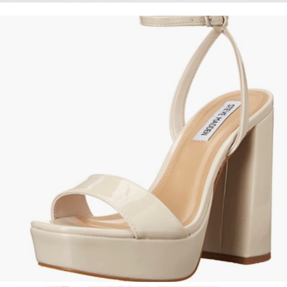Steve Madden Leesa Patent Leather Heeled Sandal